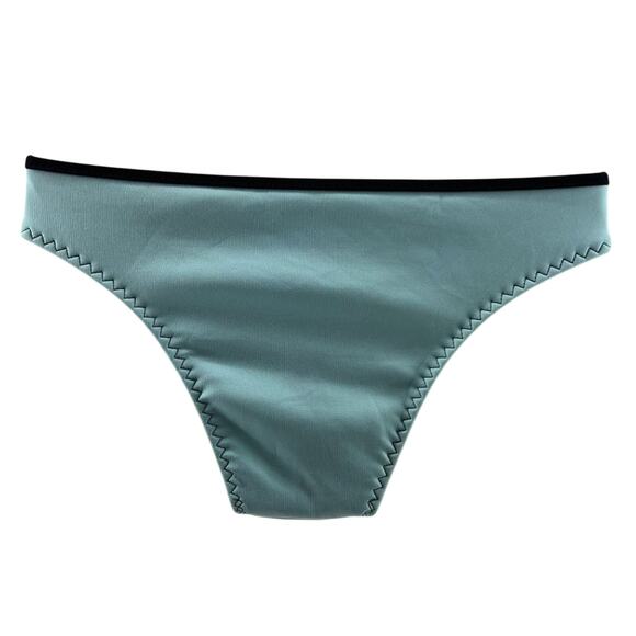 Victoria's Secret Colorblock Itsy Bikini Bottom Purple Black Teal Medium - Picture 6 of 6